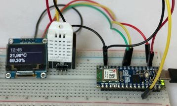 Wetterstation mit Nano ESP32, ESP32-Wroom, NodeMCU, DHT11/DHT22 und OLED
